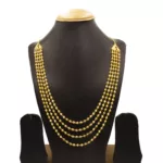 NS-2307005 - Gold Plated 4 Layered Necklace