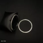 BA-059 - White Gold Plated American Diamond 2 Pcs Set Bangles