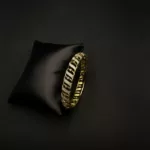 BA-2307006 - Gold Plated American Diamond Bangle