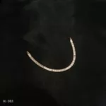 BL-063 - Rose Gold Plated American Diamond Magnetic Lock Bracelet