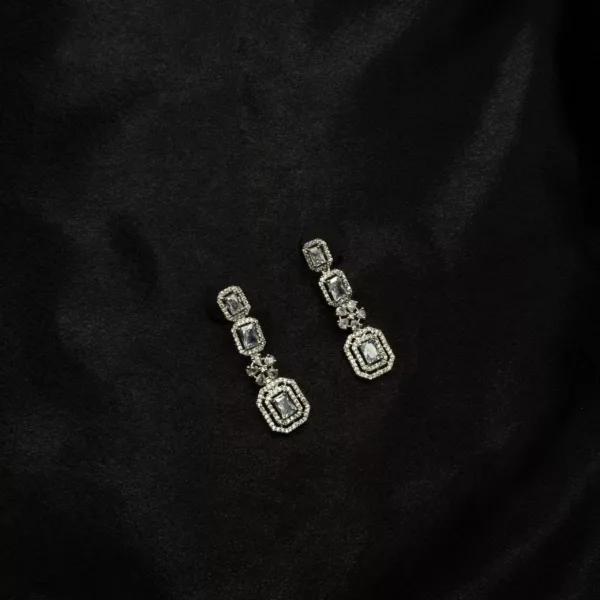 ER-2307175 - American Diamond Statement Earrings