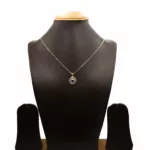 CH-2309033 - Gold Plated Contemporary Evil Eye Chain Necklace