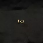 ER-2310001 - American Diamond Studded Round Hoop Earrings