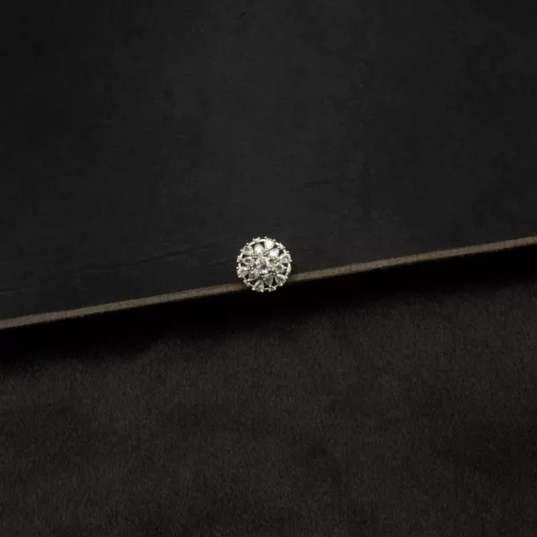 RI-2310029 - White Gold Plated American Diamond Adjustable Ring