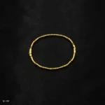 BL-001 - Gold Plated Magnetic Lock Cuff Bracelet