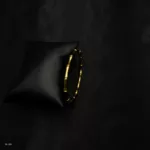 BL-001 - Gold Plated Magnetic Lock Cuff Bracelet