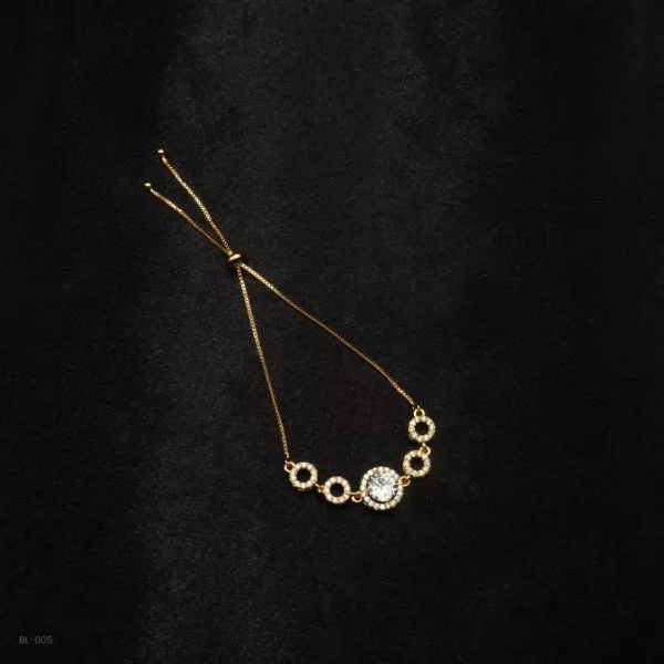 BL-005 - American Diamond Slider Bracelet