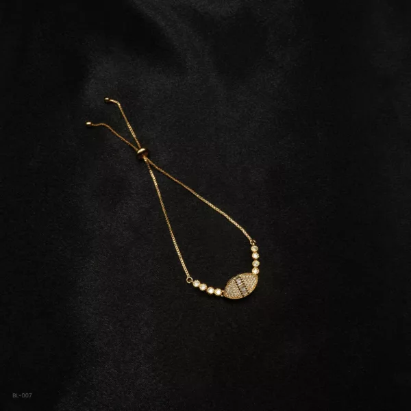 BL-007 - American Diamond Slider Bracelet