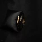 BL-011 - Rose Gold Plated American Diamond Contemporary Adjustable Bracelet