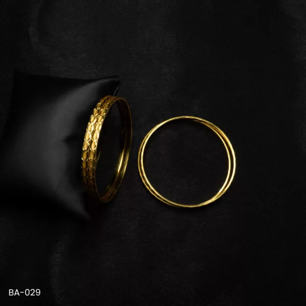 BA-029 - Gold Plated 4 Pcs Set Bangles