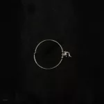 BL-017 - Bohemian Charm Simple Silver Plated Bracelet with Elephant Charm