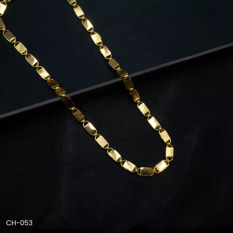 CH-053 - Gold Plated Unisex Chunky Chain Necklace