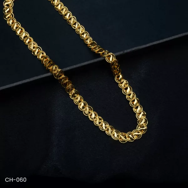 CH-060 - Gold Plated Chunky Chain Necklace