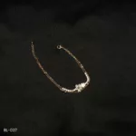 BL-037 - Rose Gold Plated American Diamond Adjustable Bracelet