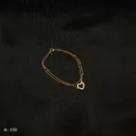 BL-038 - Rose Gold Plated American Diamond Adjustable Bracelet