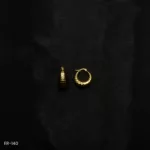 ER-140 - Hoop Elegance Golden Spirals Twisted Circle Hoops