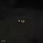 ER-195 - Classic Gold Plated Hoops with Timeless American Diamond Detailing