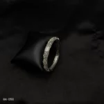 BA-058 - Nature's Charm Elegant Leaf Design American Diamond Bangle