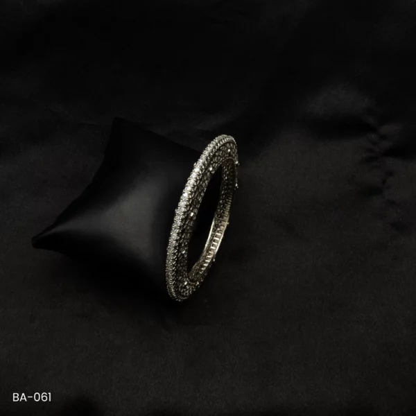 BA-061 - Timeless Beauty Elegant American Diamond Bangle