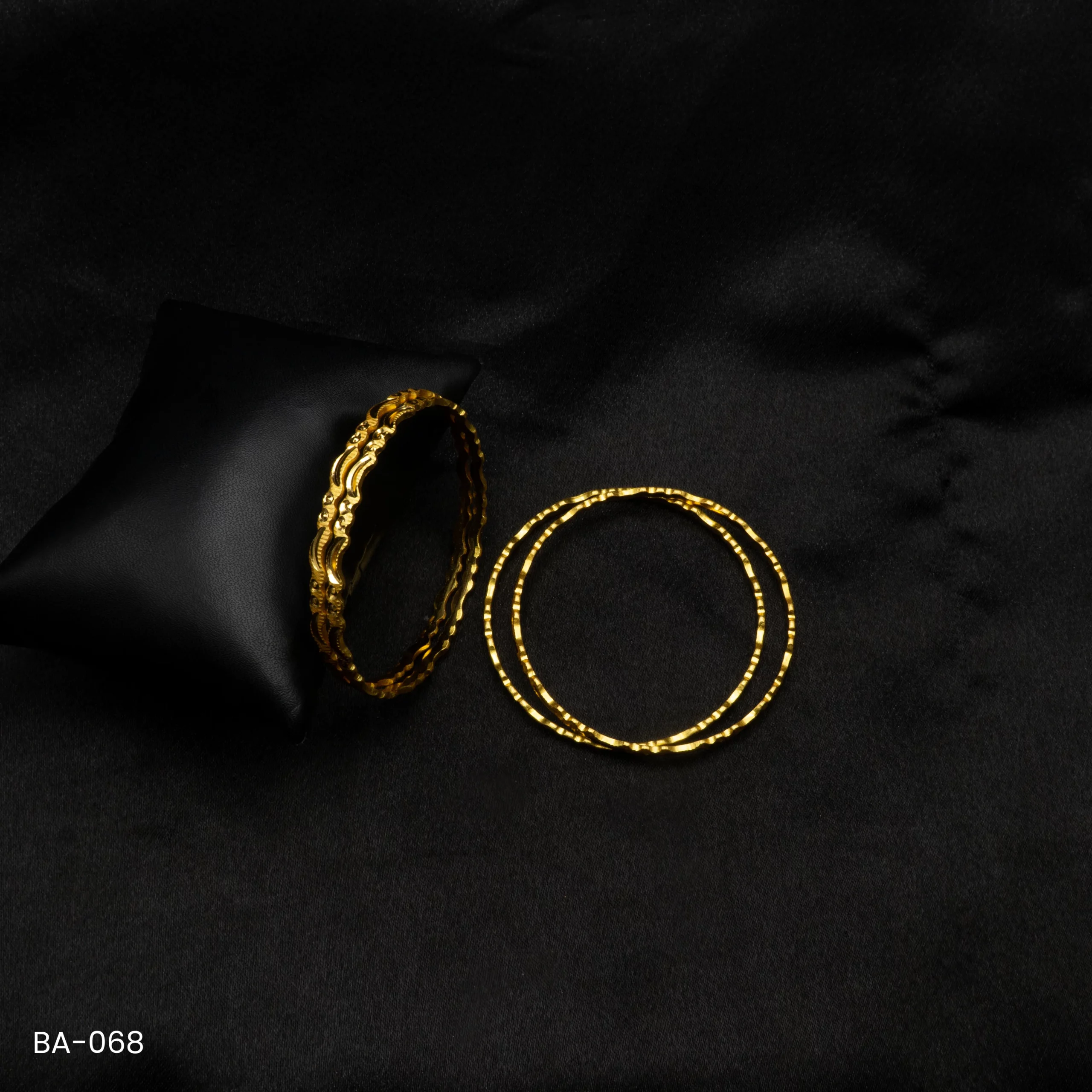 BA-068 - Gold Plated 4 Pcs Set Bangles BA-068 - Gold Plated 4 Pcs Set Bangles