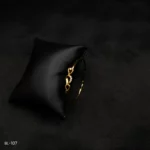 BL-107 - Gold Plated Infinity Bracelet with American Diamond Accents