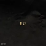 ER-199 - Gleaming Glamour American Diamond Hoop Earrings