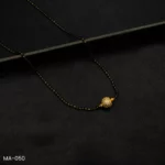 MA-050 - Gold Plated American Diamond Ball Mangalsutra