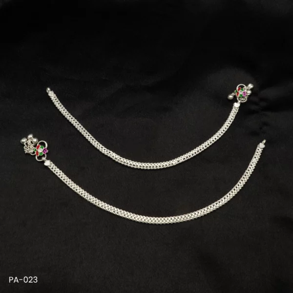 PA-023 - Silver Plated Anklets