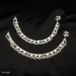PA-029 - Silver Plated Anklets