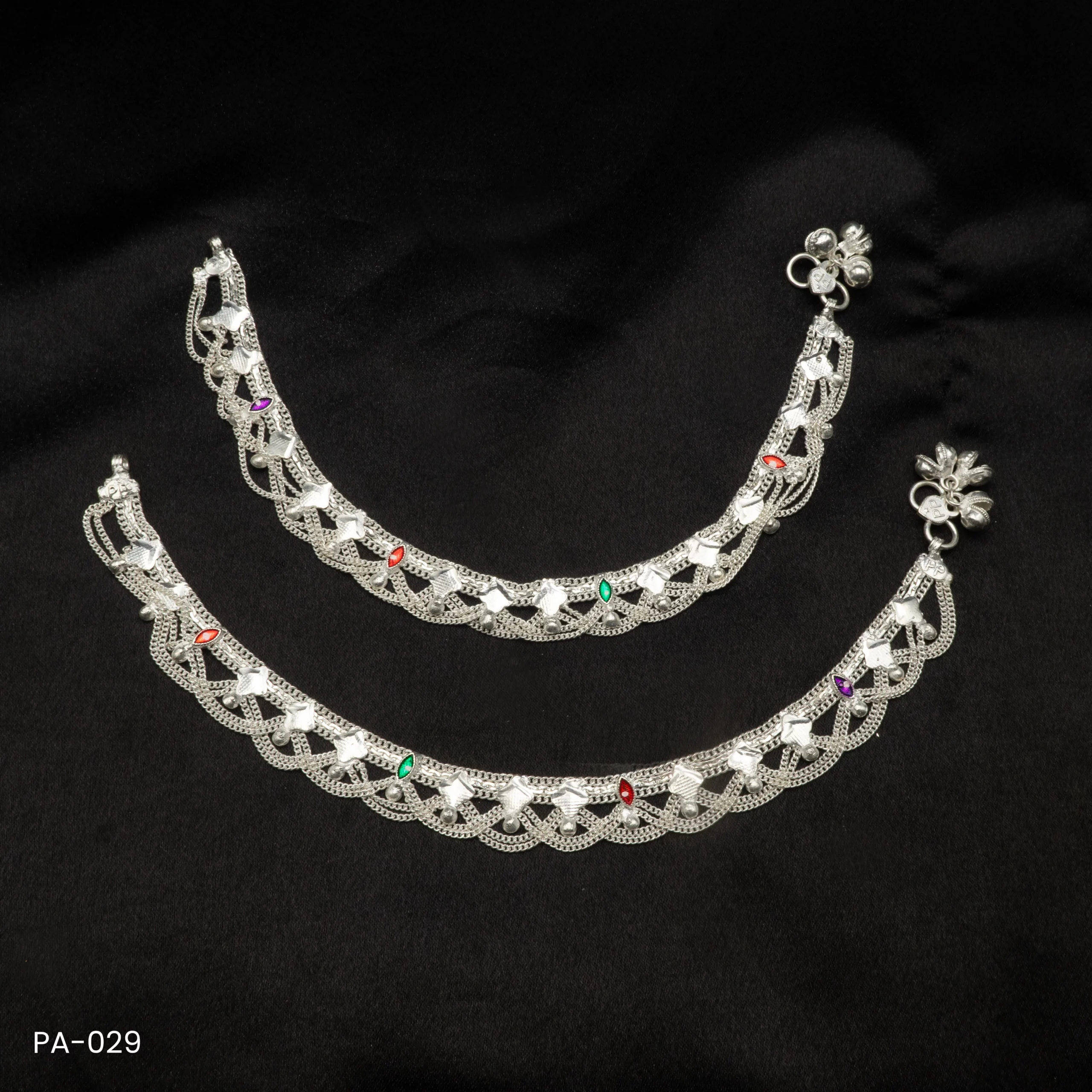 PA-029 - Silver Plated Anklets PA-029 - Silver Plated Anklets