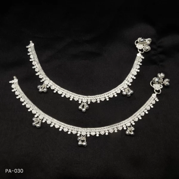 PA-030 - Silver Plated Anklets
