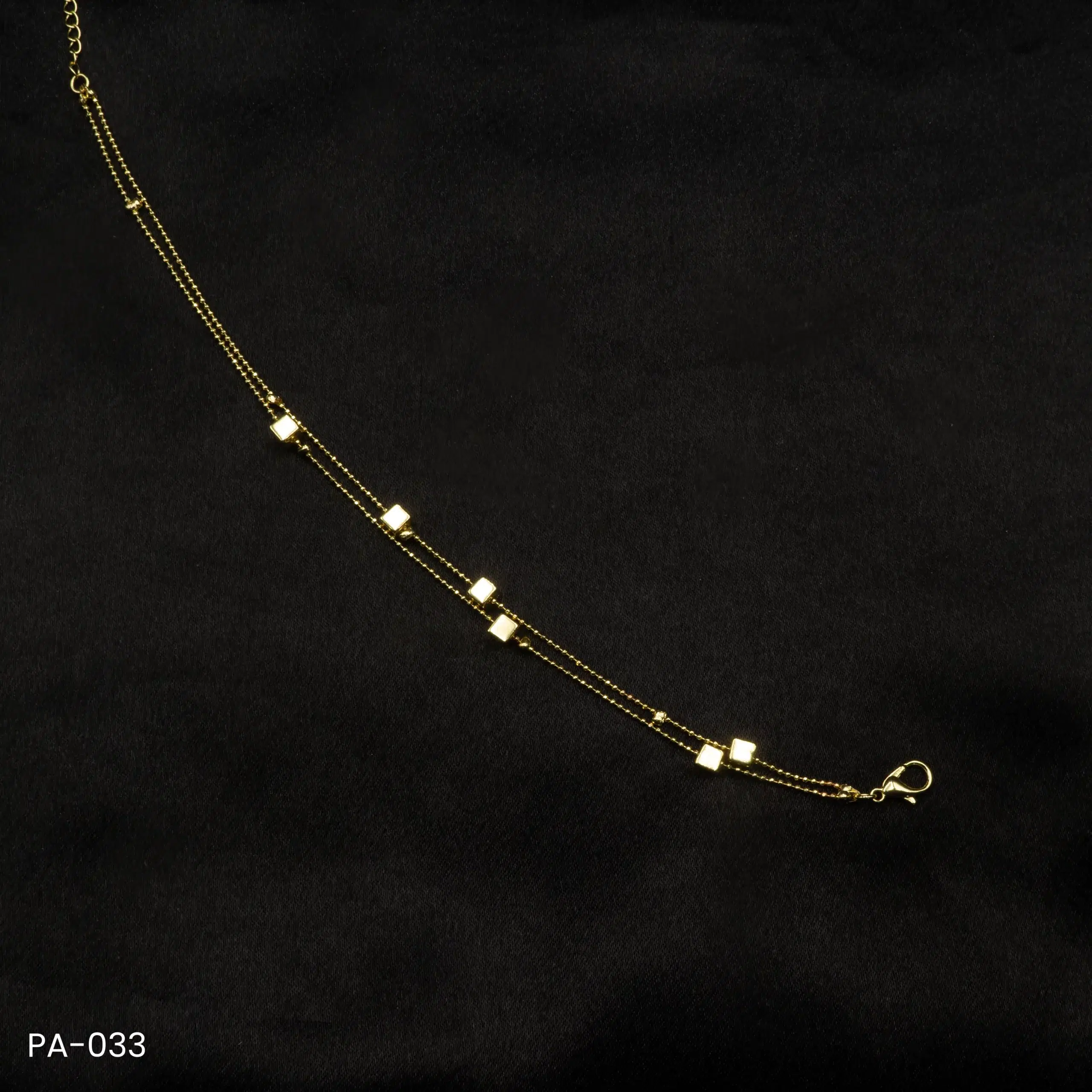 PA-033 - Minimalist Single Leg Gold Plated Anklets PA-033 - Minimalist Single Leg Gold Plated Anklets