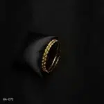 BA-072 - Gold Plated American Diamond 2 Pcs Set Bangles