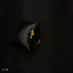 BL-115 - Exquisite Lotus Charm Gold Plated Adjustable Bracelet with Ruby Hues