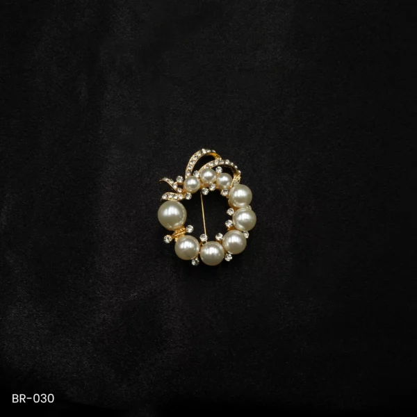 BR-030 - Modern Contemporary Saree Pin Fashion Brooch