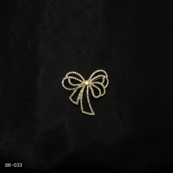 BR-033 - Modern Contemporary Saree Pin Fashion Brooch