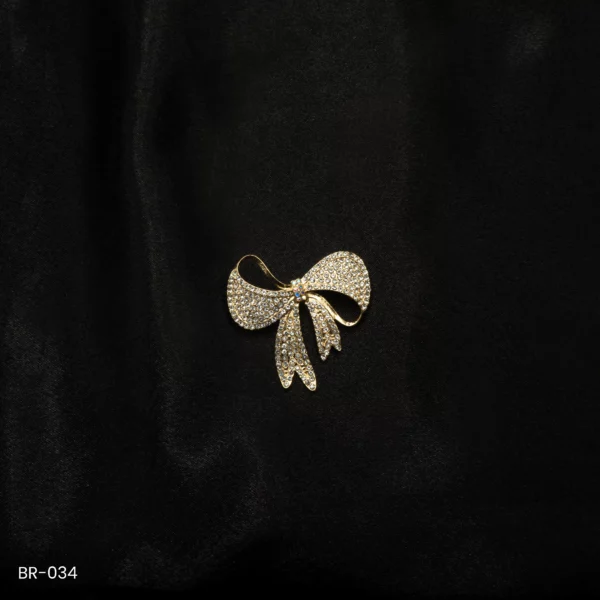 BR-034 - Modern Contemporary Saree Pin Fashion Brooch