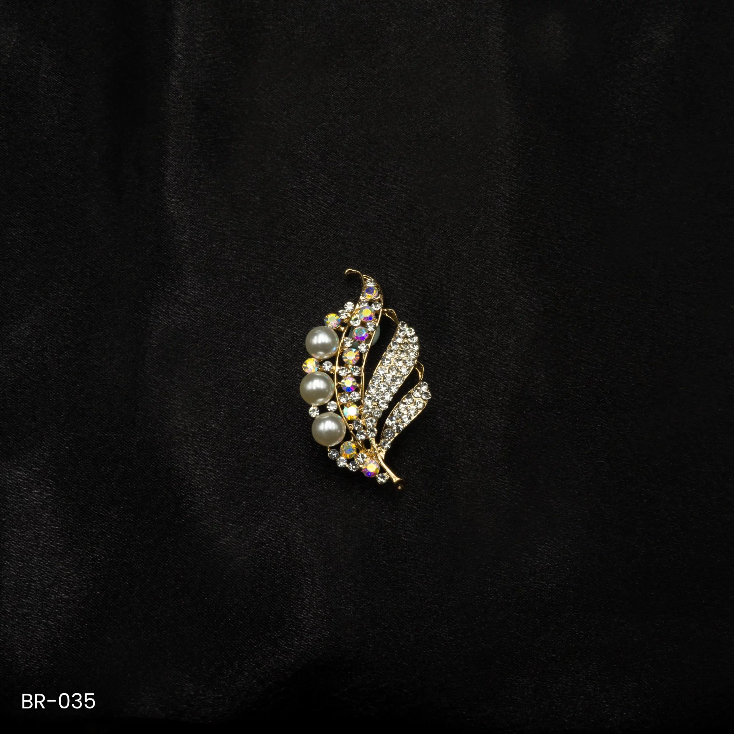 BR-035 - Modern Contemporary Saree Pin Fashion Brooch BR-035 - Modern Contemporary Saree Pin Fashion Brooch