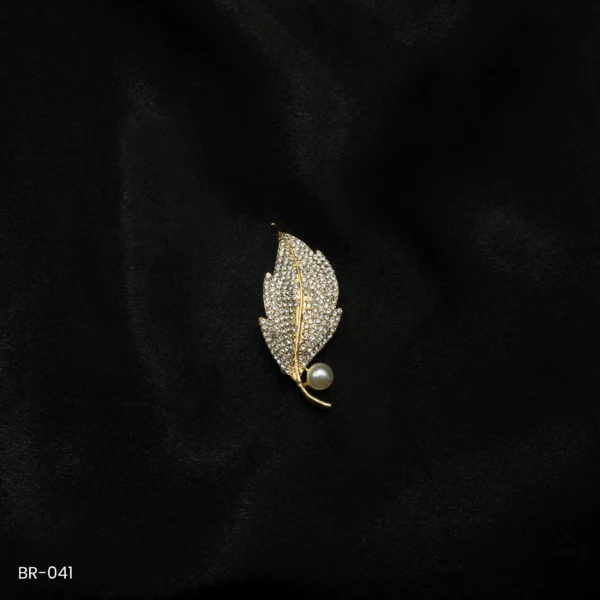 BR-041 - Modern Contemporary Saree Pin Fashion Brooch