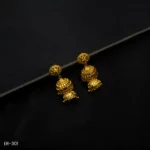 ER-301 - Radiant Heritage Gold Plated Traditional Earrings