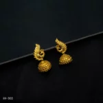 ER-302 - Radiant Heritage Gold Plated Traditional Earrings