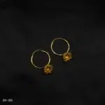 ER-315 - Gold Plated Hoop & Pinjada Earrings