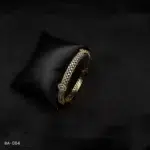 BA-084 - Luxurious Gold Plated American Diamond Bangle
