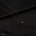 CH-175 - Minimal & Elegant Design Gold Plated Butterfly Pendant Necklace