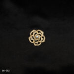 BR-052 - Golden Rose Luxe Fashion Brooch with Pearl Center – A Bloom of Elegance