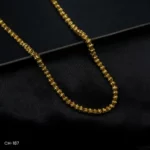 CH-187 - Ethnic Gold Plated Intricate Floral Beaded Design Necklace for Weddings and Celebrations