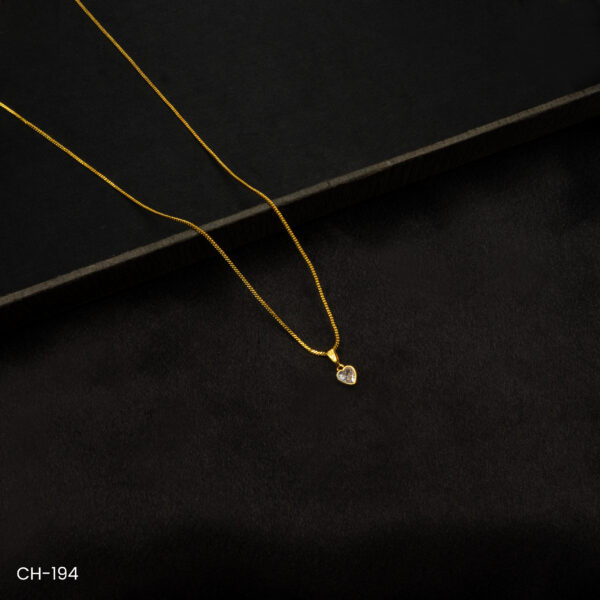 CH-194 - Romantic Simplicity Minimalist Dainty Heart Pendant Necklace