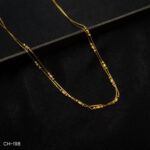 CH-198 - Trendy Multi-Strand Gold Plated Layered Chain Necklace