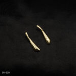 ER-320 - Minimalist Gold Plated Drop Earrings – Elegant Everyday Style