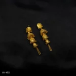 ER-452 - Traditional Gold Plated Jhumka Earrings for Weddings and Festivities